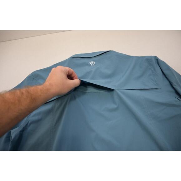 Gillz Vented Fishing Shirt Stretch Blue Long Sleeve Camping Hiking Mens Sz XL - Picture 10 of 10